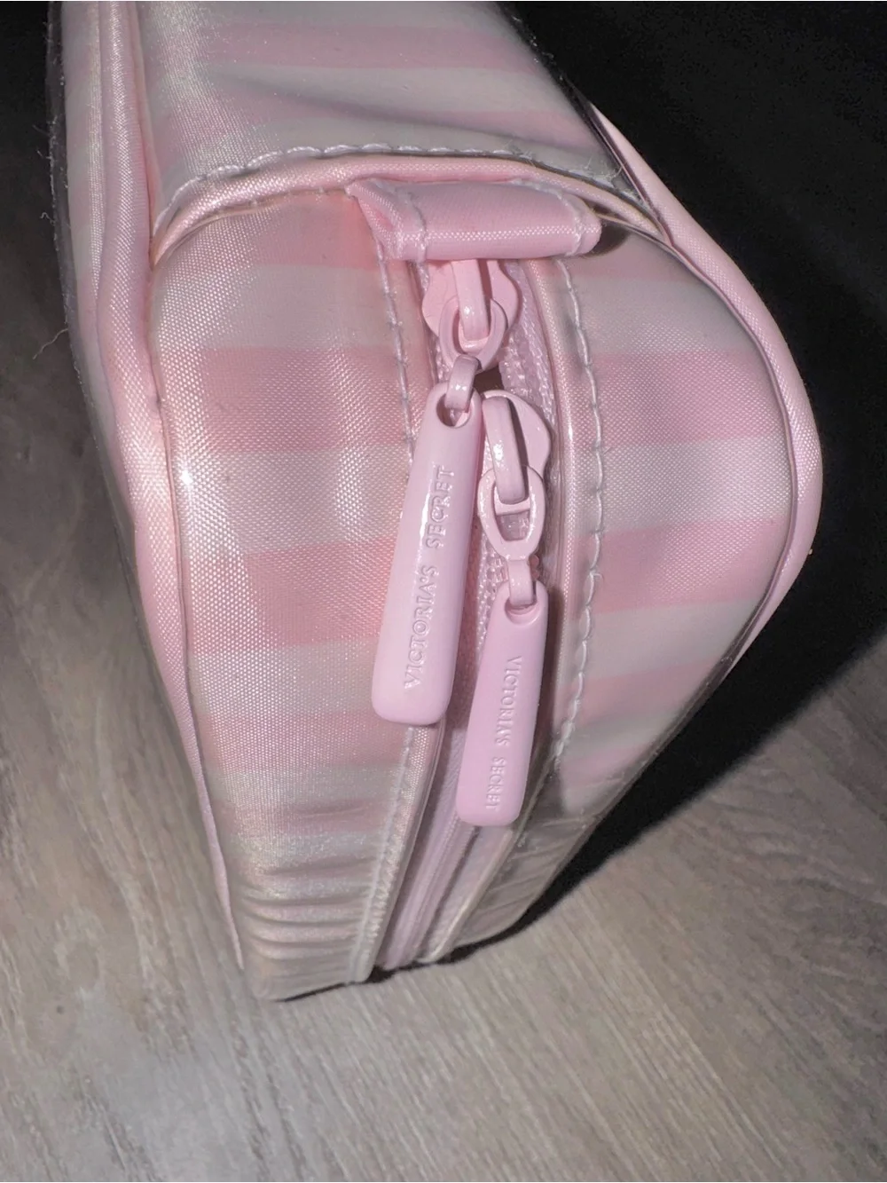 Victoria’s Secret Striped Travel Organizer Pouch - Cosmetic & Accessory Case